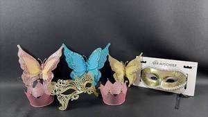 lot 165 image: Glitter Butterflies and Masks