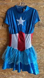 lot 179 image: Captain America Peggy Carter Style Dress Adult Med-Large