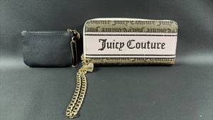 lot 195 image: New Juicy Couture Wallet and Key Chain Mini Bag