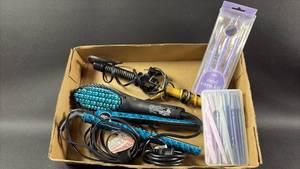 lot 199 image: Hair Styling Tool Lot with Straightener