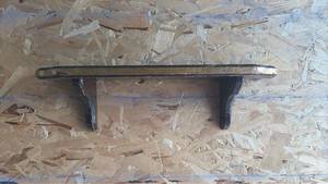 lot 314 image: Cute Wood Shelf  with Plate Rail17.75 Inches
