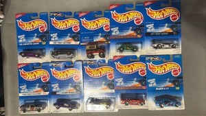 lot 316 image: 10) Hot Wheels in Original Blister Packs