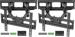 lot 8008 image: EconoMe TV Wall Mount, 26-65 in, Full Motion, 400x400 VESA, 99 lb (Pack of 2)