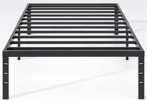 lot 8026 image: NEW JETO Metal Bed Frame,Twin Size Bed Frame with Storage Space,14 Inch