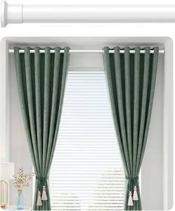 lot 8031 image: Tension Curtain Rod,83-123 Inch adjustable,1.26 Pole,White