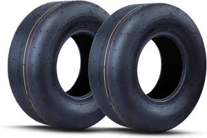 lot 8044 image: MAXROLLORS (2 Pack) 13x5-6 Lawn Mower Tires Tubeless, Zero Turn, 4-Ply
