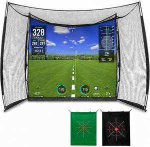lot 062 image: Golf Hitting Net with Projection Screen, 11 ft W x 8 ft H