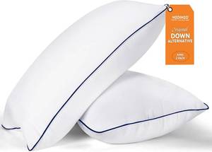 lot 8080 image: MZOIMZO Bed Pillows, 2-Pack, King Size, Down-Alternative Fill, Cooling