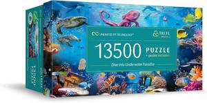 lot 8146 image: Trefl Dive into Underwater Paradise - 13500 Piece Puzzle 78.9x54.2