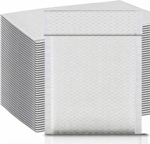 lot 8188 image: Ireer 40 Pack 14 x 19 Extra Large Bubble Mailers Padded Envelopes, White