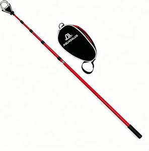 lot 8203 image: Club Golf Ball Retriever for Water, Telescopic, Stainless with Headcover 6ft