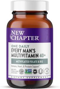 lot 8251 image: New Chapter Mens One Daily 40 Multivitamin, 48 Tablets