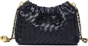 lot 8271 image: Labair Woven Vegan Leather Crossbody Bags For Women Casual