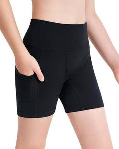 lot 8272 image: Stelle Girls 348 Bike Volleyball Shorts with Pockets Athletic Dance XS