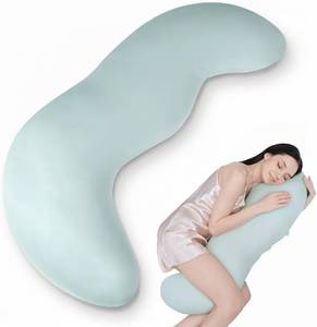 lot 8300 image: Body Pillow for Adults, Body Pillow for Side Sleepers, Pregnancy Support