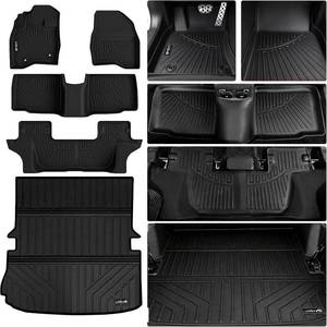 lot 8339 image: Ford Explorer Floor Mats & Trunk Mat, TPE Foldable Cargo Liners