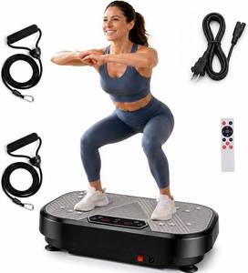 lot 8366 image: Vibration Plate Exercise Machine with Bluetooth   Shaking Platform  Powers On