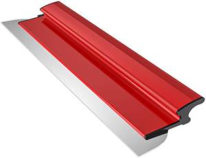 lot 8388 image: 24-Inch Drywall Skimming Blade with Replaceable 0.38mm Blade, Ergonomic Grip