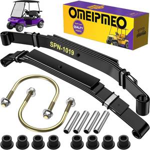 lot 8413 image: Golf Cart Rear Leaf Spring Kit for Club Car DS 1982-UP (4-Leaf)