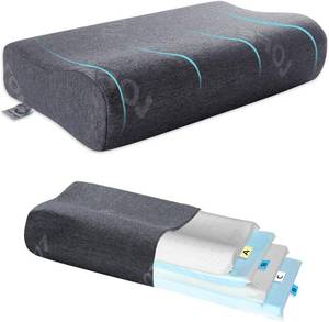 lot 8435 image: Contour Pillow - Adjustable Softness & Hardness for Ideal Support