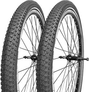lot 8456 image: Bike Tire with Anti-Stab Weave, 26in Mountain Bike Tire Set, Folding