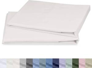lot 8492 image: California Design Den 100% Organic Cotton 2-Pack Standard Size Pillow Cases