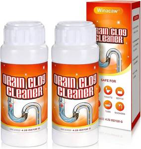 lot 8517 image: 2-Pack Sink Drain Cleaner   Fast Unclogs Pipes (Kitchen, Bath & Sewer)