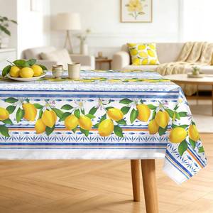lot 8604 image: Summer Tablecloth 55 x 70 Inch Rectangular, Lemon Print
