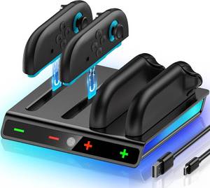 lot 8644 image: Svetaecho Enhanced Charger Station for Switch 2 Joy-Con