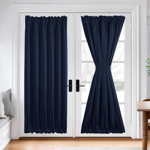 lot 8688 image: Deconovo Blackout Door Curtain for Glass Doors 80 Inches Long