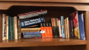 lot 101 image: Book Lot Mixed Titles Including Dictionary Reference Fiction approximately 50 books