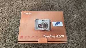 lot 158 image: Canon PowerShot A520 Digital Camera