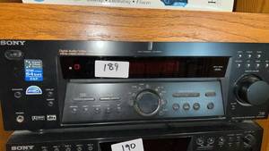 lot 189 image: Sony Digital AudioVideo Control Center Digital Cinema Sound Receiver