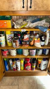lot 226 image: Lot of Cleaning Supplies Wood Finishes Polishes Sprays Chemicals