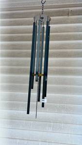 lot 242 image: Wind Chime with Metal Tubes and Chain Hanging Hardware