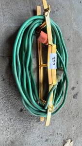 lot 257 image: Garden Hose with Reel and Attachments