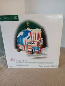 lot 1073 image: Department 56 Polar Palace Theater North Pole Series 56.56741
