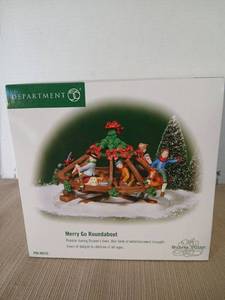 lot 1181 image: Department 56 Merry Go Roundabout Dickens Village #56.58533
