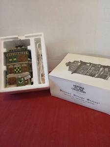 lot 1183 image: Heritage Village Collection Dickens Village  The Flat Ebenezer Scrooge