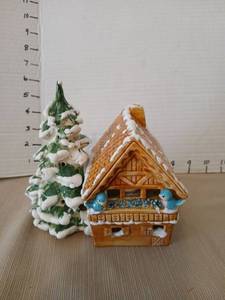 lot 1241 image: WB Bachman The Gingerbread Holiday House and Tree