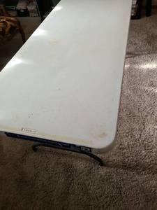 lot 1413 image: 6 foot Lifetime folding table