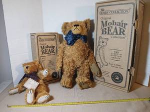 lot 2001 image: The Boyds Collection Original Mohair Bear Limited Edition tallest bear 15 inches