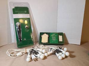 lot 2035 image: Department 56 Village Electric Foam Cutter and Lights Out Remote Control System Lot