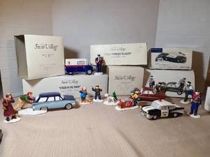lot 2062 image: Department  56 Accessories  Stuck in the snow, Special Deliver and more