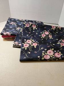 lot 2177 image: Floral Print Fabric
