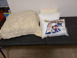 lot 2221 image: HBF Poly-Down Pillow Pals Pillow Insert and throw pillow