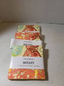 lot 2253 image: Moda Botany by Lauren & Jessi Jung 42 Squares 100% Cotton Charm Pack