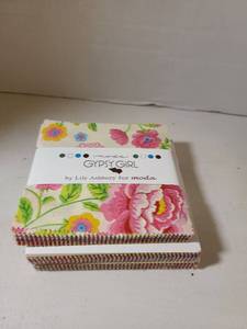 lot 2254 image: Moda Gypsy Girl by Lily Ashbury 42 Squares Charm Pack 100% Cotton