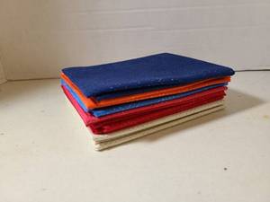 lot 2260 image: Fabric Swatch Lot 6 Pieces Textured Weave