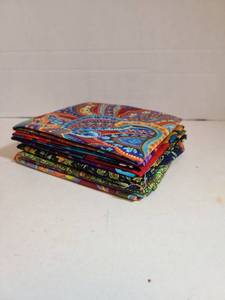 lot 2392 image: Quilting Bee Fat Quarter Bundle Assorted Prints 8 Pieces